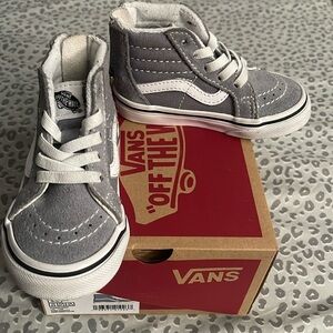 Baby 5.5 high top Gray Vans